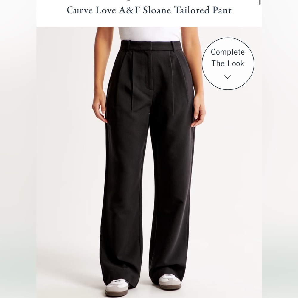 Abercrombie tailored curvy pant